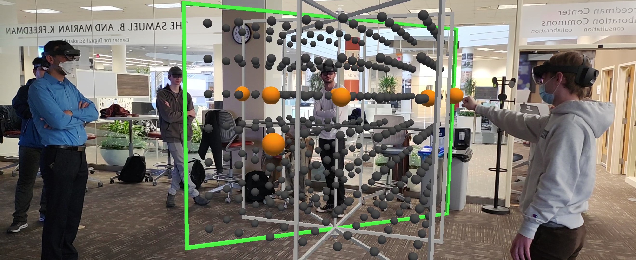 Three engineering classes utilize mixedreality to bring course