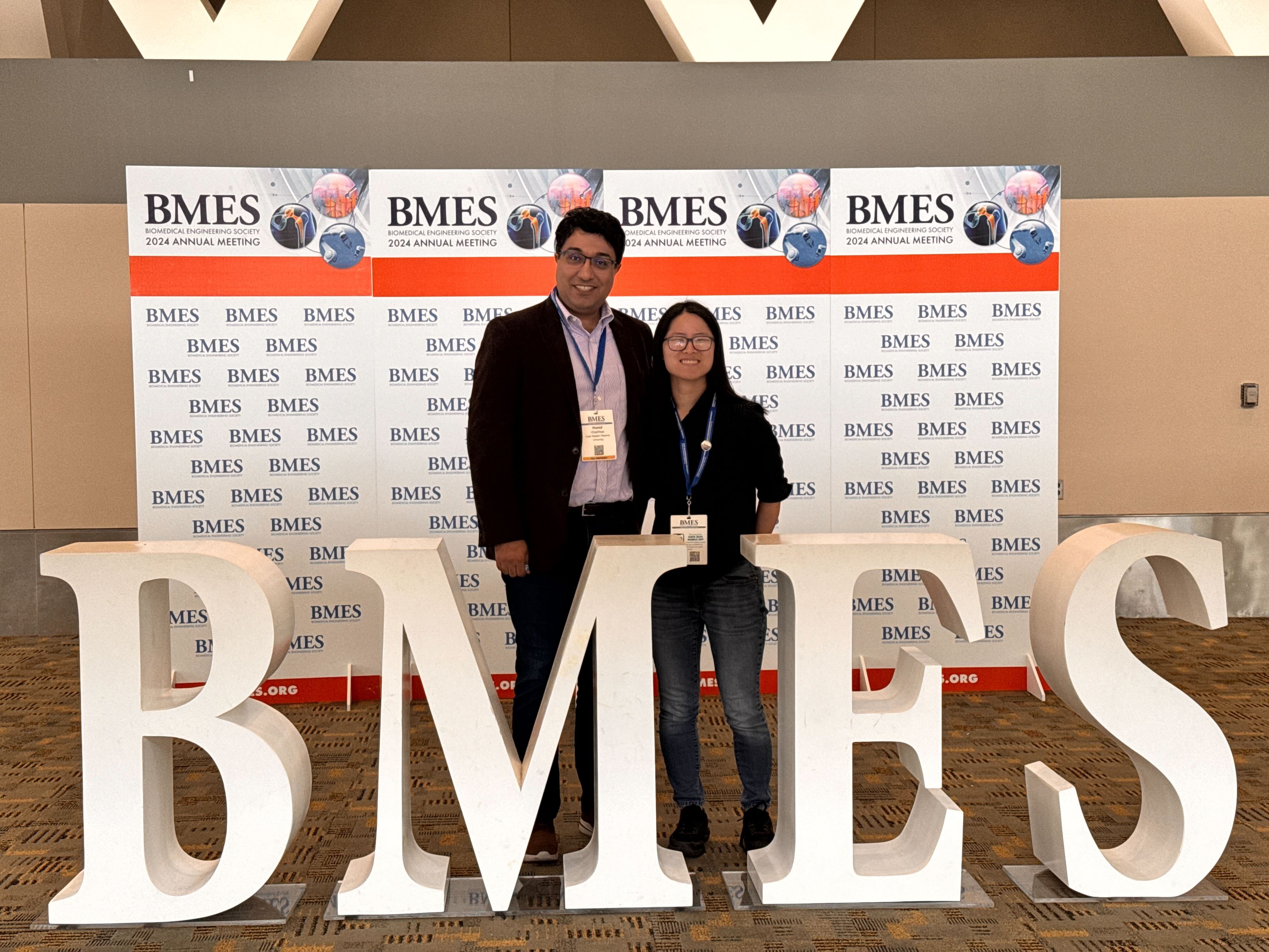 Hamid and Eileen at BMES
