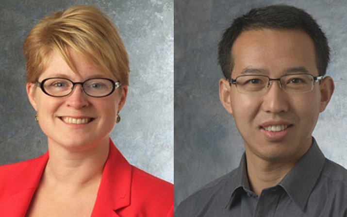 Photo of Jennifer Carter and Philip Feng