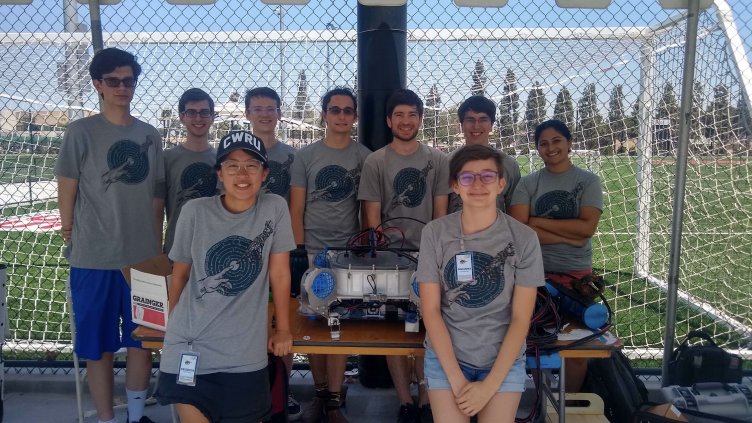 Group of cwru students at the 2022 mate world championship