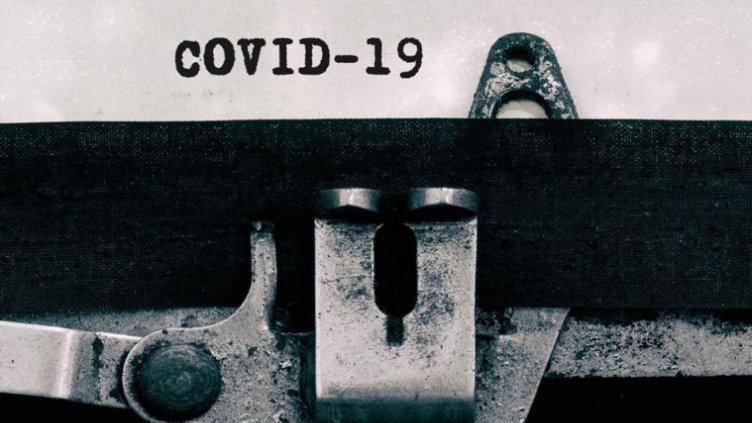COVID-19 on typewriter