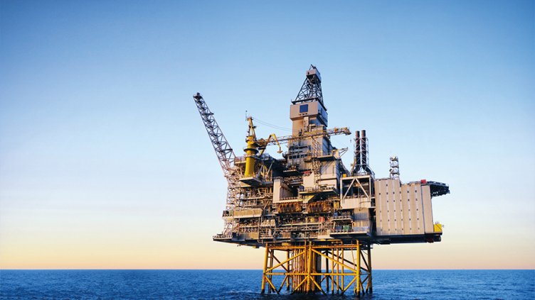 Image of an offshore oil rig