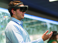 Person Wearing the Hololens