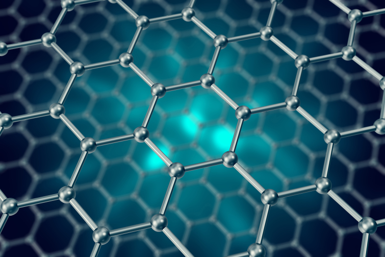 Model structure of graphene sheets
